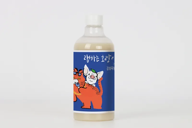 감성족발 콜라보 병